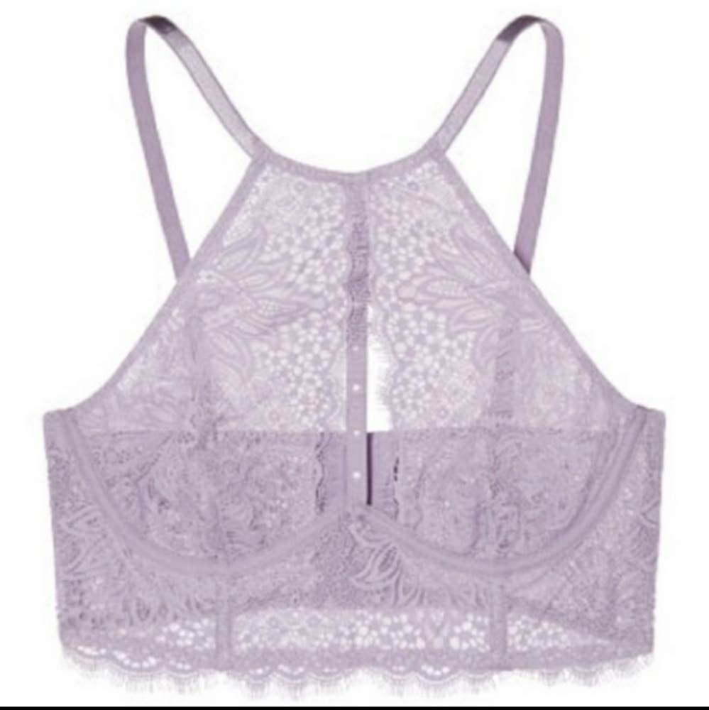 ✨Victoria's Secret Lavender Halter Bra - Picture 3 of 8